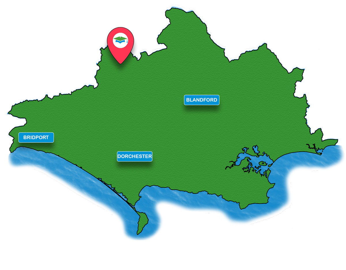 School trip Isle of Wight location map for Sherborne Old Castle